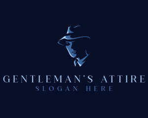 Mysterious Detective Gentleman logo design