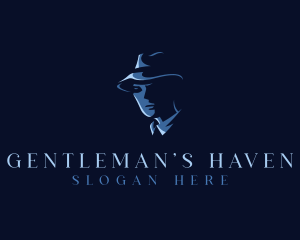 Mysterious Detective Gentleman logo design