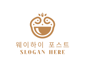 Elegant Happy Bowl logo design