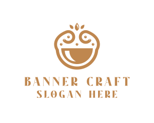 Elegant Happy Bowl logo design