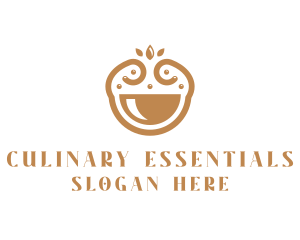 Elegant Happy Bowl logo design