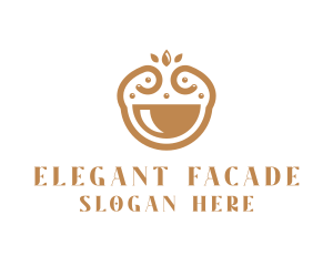 Elegant Happy Bowl logo design