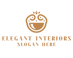 Elegant Happy Bowl logo design