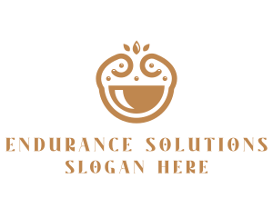 Elegant Happy Bowl logo design