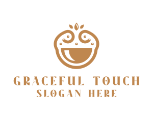 Elegant Happy Bowl logo design