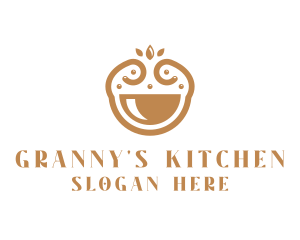 Elegant Happy Bowl logo design