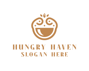 Elegant Happy Bowl logo design