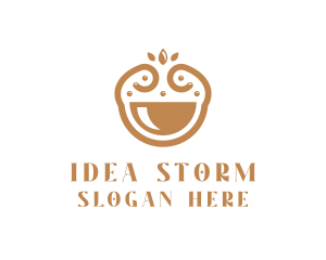 Elegant Happy Bowl logo design