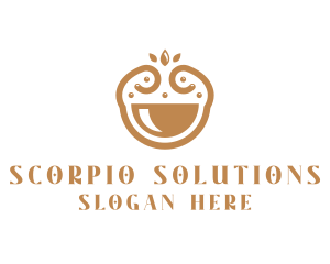 Elegant Happy Bowl logo design