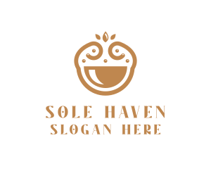 Elegant Happy Bowl logo design