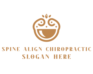 Elegant Happy Bowl logo design