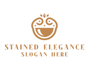 Elegant Happy Bowl logo design