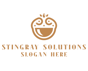 Elegant Happy Bowl logo design