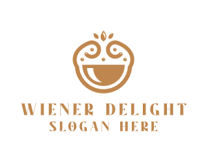 Elegant Happy Bowl logo design