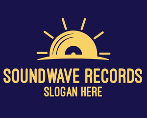 Sunshine Record logo design