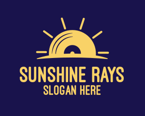 Sunshine Record logo design