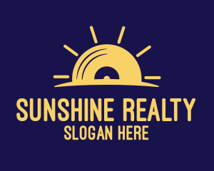 Sunshine Record logo design