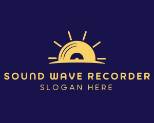 Sunshine Record logo design