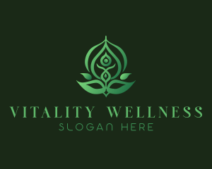 Yoga Wellness Meditation logo design