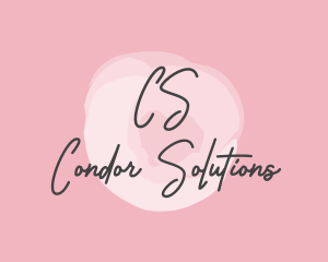 Fashion Beauty Watercolor logo design