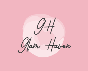 Glam - Fashion Watercolor Glam logo design