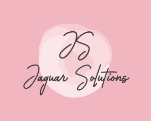 Fashion Beauty Watercolor logo design