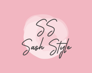 Fashion Beauty Watercolor logo design