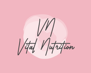 Fashion Beauty Watercolor logo design