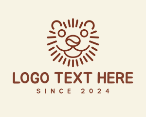 Robusta - Coffee Bean Lion Tiger logo design