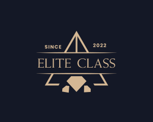 First Class - Jewelry Emblem Wordmark logo design