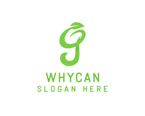 Green Organic Letter G Logo