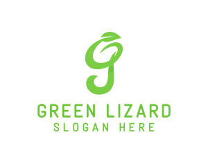 Green Organic Letter G logo design