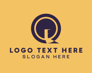 Company - Business Modern Door Letter Q logo design
