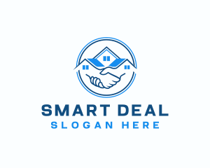 Deal - Roof Handshake Realty logo design