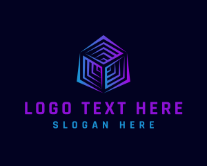 Programming - Cyber Tech Cube logo design