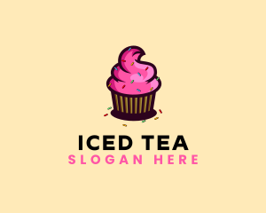 Cupcake Sprinkle Bakery logo design