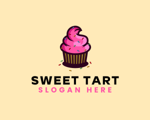 Tart - Cupcake Sprinkle Confectionery logo design