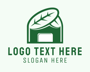 Factory - Gardening Leaf Warehouse logo design