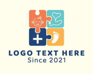 Checkup - Child Pediatrician Clinic logo design