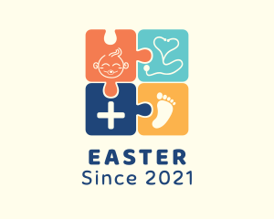 Neonate - Child Pediatrician Clinic logo design
