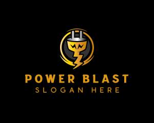 Electric Power Plug logo design