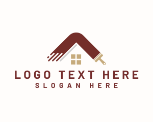 Home - Paint Brush Renovation logo design