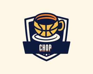 Cafe - Sports Basketball Cup logo design