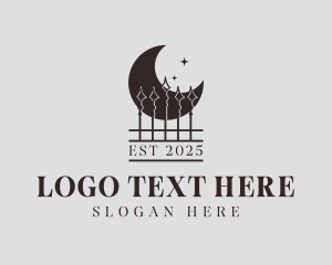 Privacy - Night Barrier Fence logo design