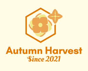 Autumn Flower Decor  logo design