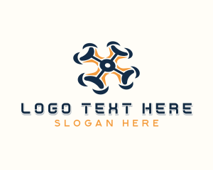 Technology - Drone Surveillance Technology logo design