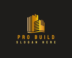 Modern Building Construction logo design