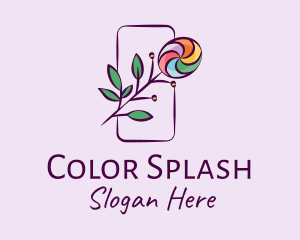 Natural Colorful Candy Plant logo design