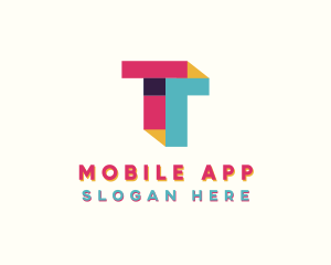 Origami - Stylish Agency Letter T logo design