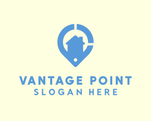 Point - House Property Finder logo design